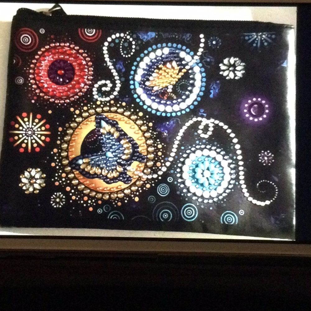 Handmade rhinestone purse